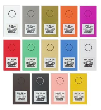 17025 Certified Dry Film Thickness Shims